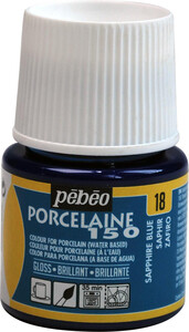 Pebeo porcelaine 150 - 18 sapphire blue