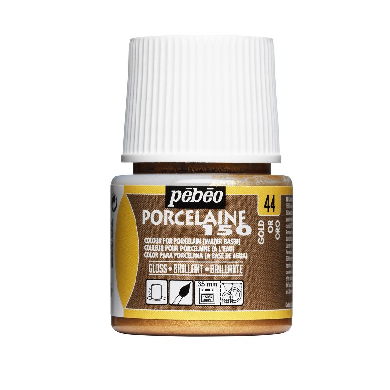Pebeo porcelaine 150 - 44 gold