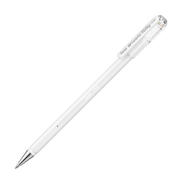 Pentel hybrid milky K108 - pastel wit