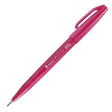 Pentel sign brushpen - SES15C burgundy
