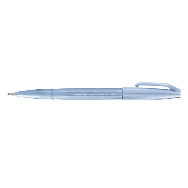Pentel sign brushpen - SES15C grey blue