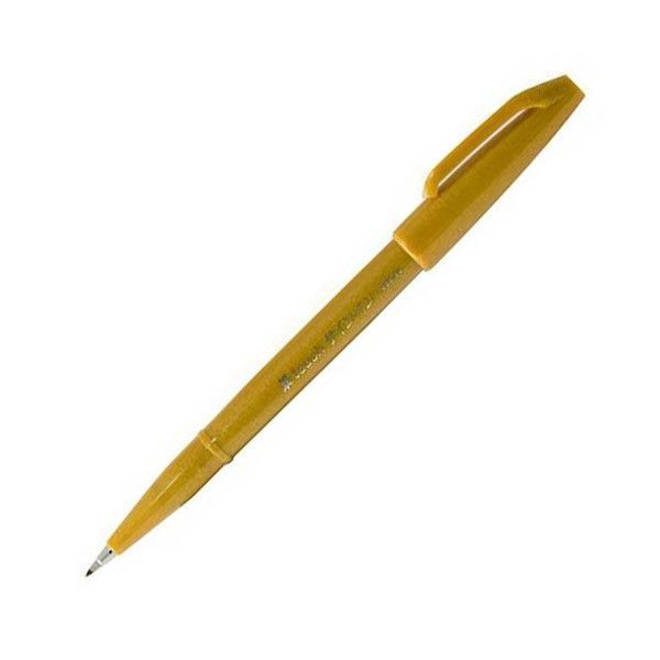 Pentel sign brushpen - SES15C oker