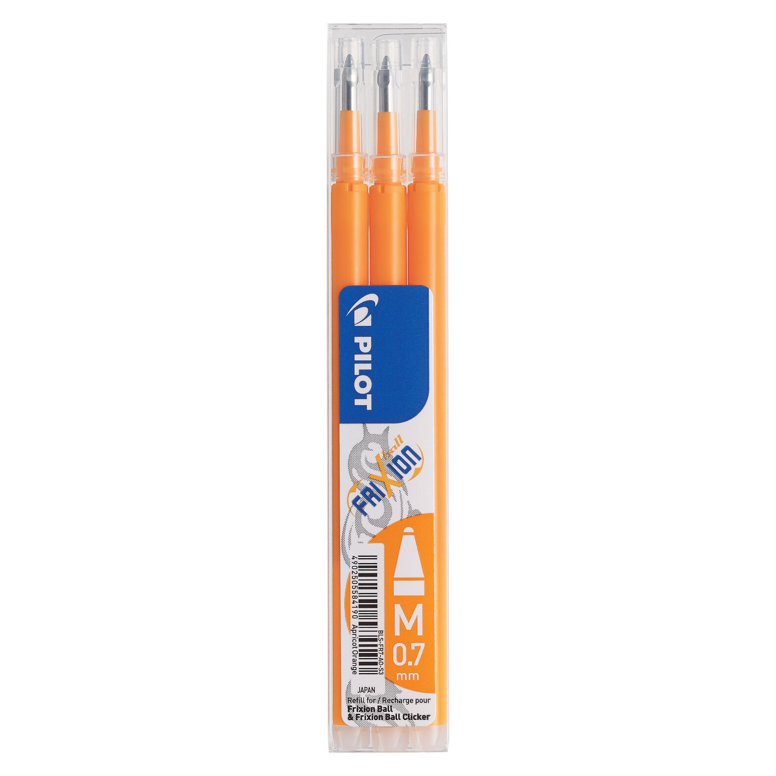 Pilot Frixion ball - 0.7 abrikoos navullingen
