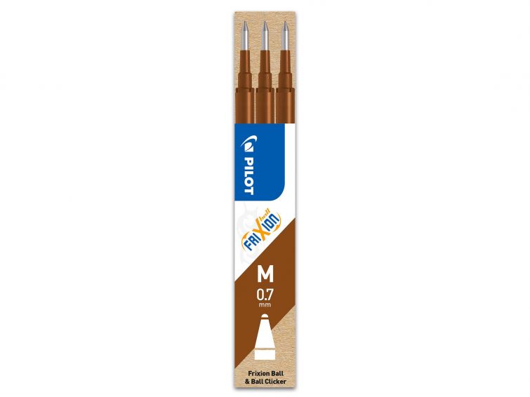 Pilot Frixion ball - 0.7 bruin navullingen