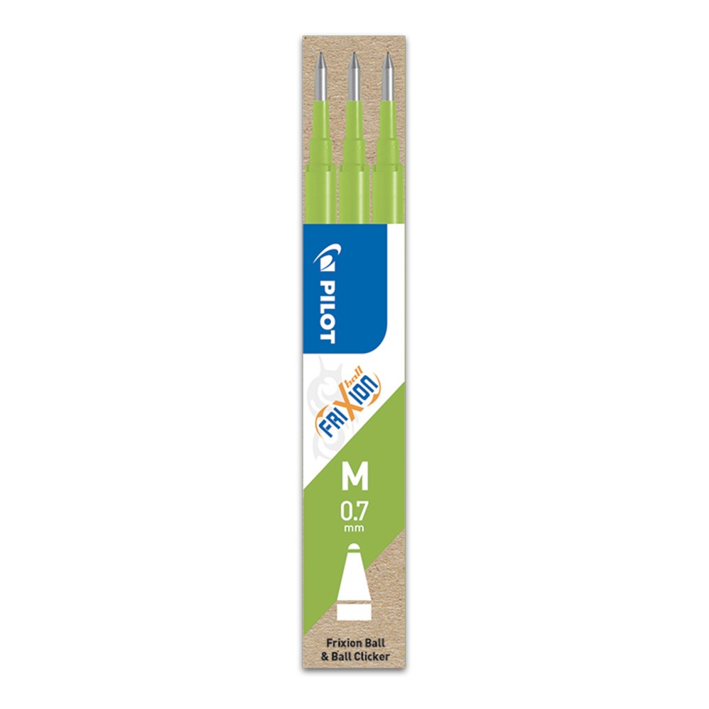 Pilot Frixion ball - 0.7 lichtgroen navullingen