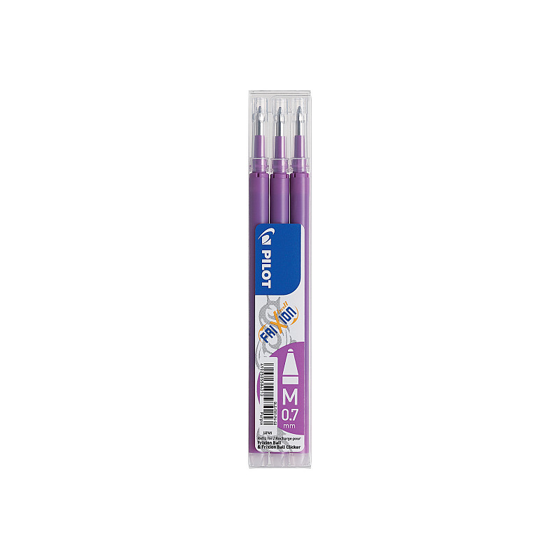 Pilot Frixion ball - 0.7 lila navullingen