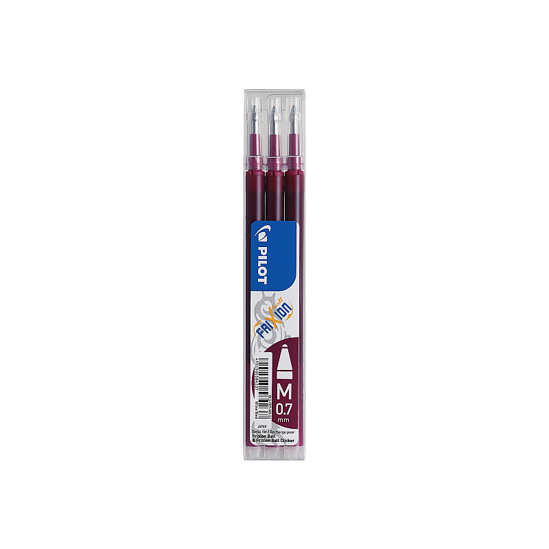 Pilot Frixion ball - 0.7 wijnrood navullingen