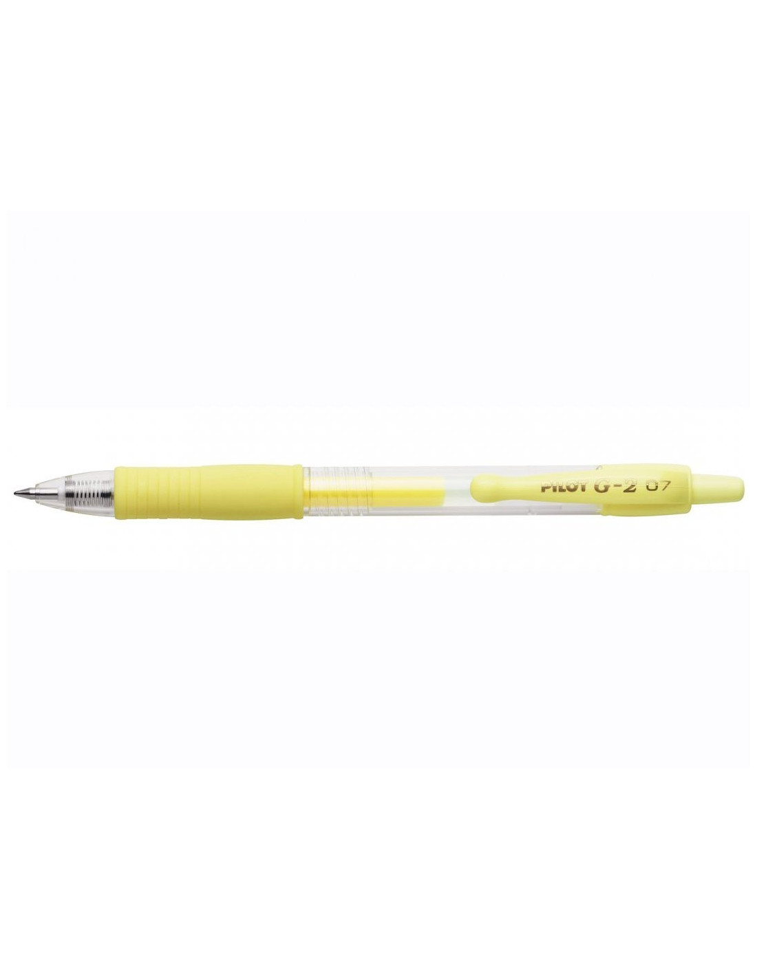 Pilot G-2 roller gel ink - pastel geel
