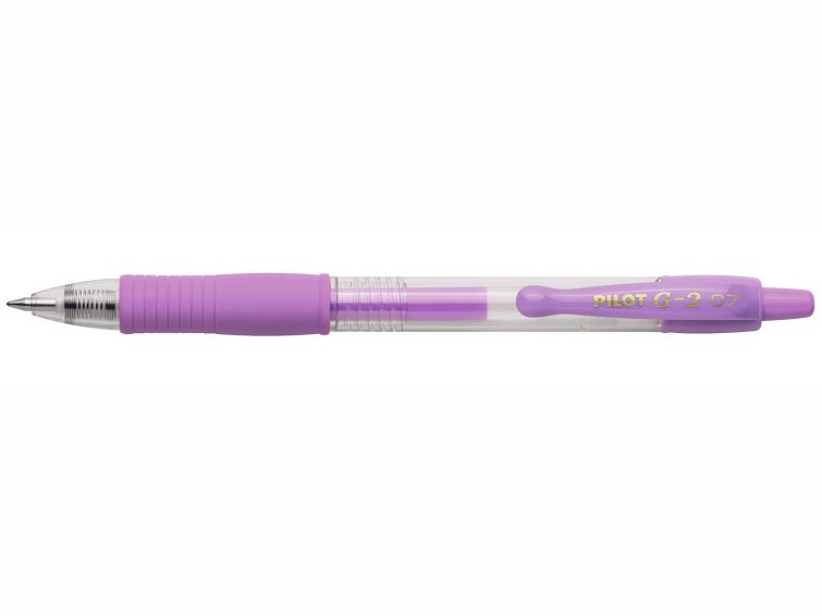 Pilot G-2 roller gel ink - pastel paars