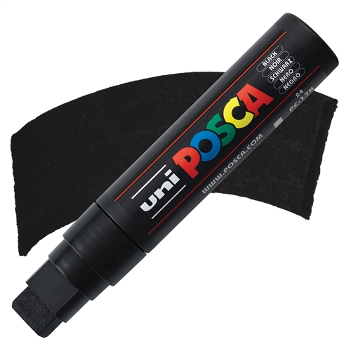 Posca acrylmarker - PC-17K 15mm – 24 zwart