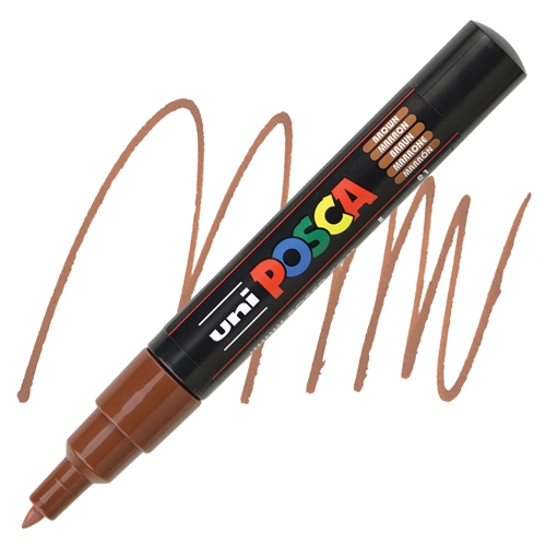 Posca acrylmarker - PC-1MC 0.7mm - 21 kastanjebruin