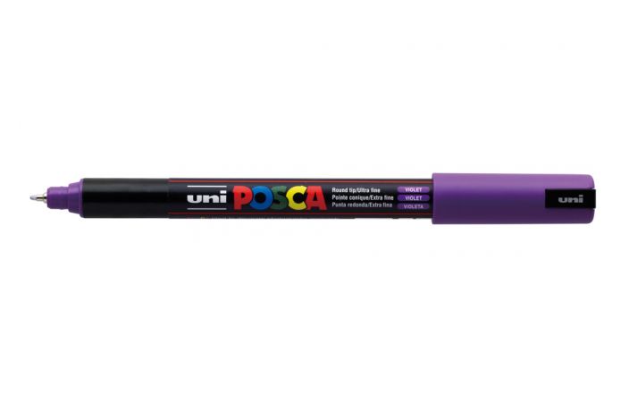 Posca acrylmarker - PC-1MR 0.7mm - 12 paars