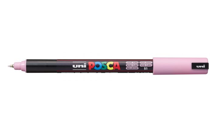 Posca acrylmarker - PC-1MR 0.7mm - 51 lichtroze