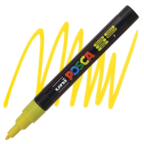 Posca acrylmarker - PC-3M 0.9-1.3mm – 2 geel