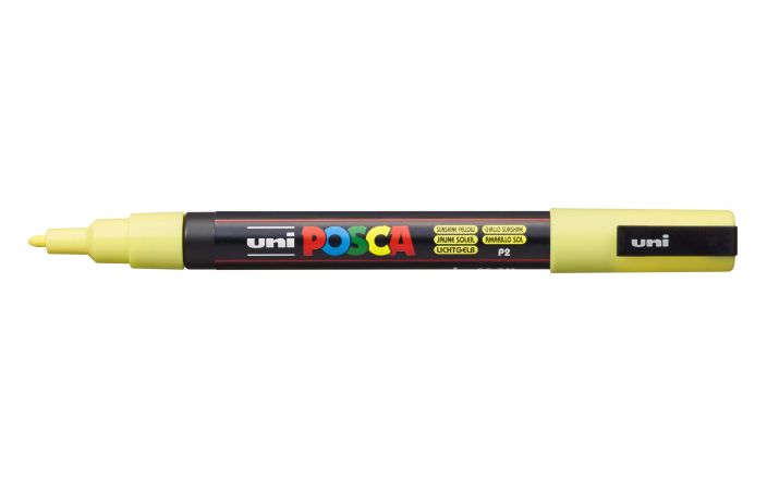 Posca acrylmarker - PC-3M 0.9-1.3mm – 2 zonnegeel