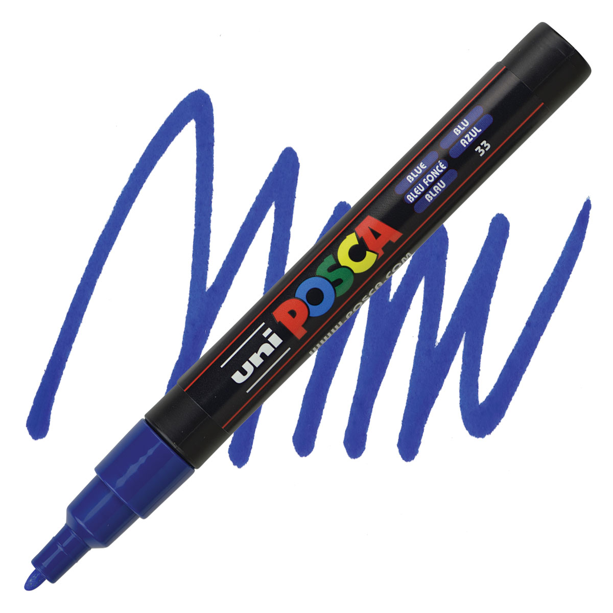 Posca acrylmarker - PC-3M 0.9-1.3mm - 33 donkerblauw