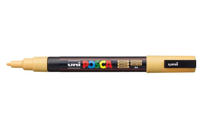 Posca acrylmarker - PC-3M 0.9-1.3mm – 4 abrikoos