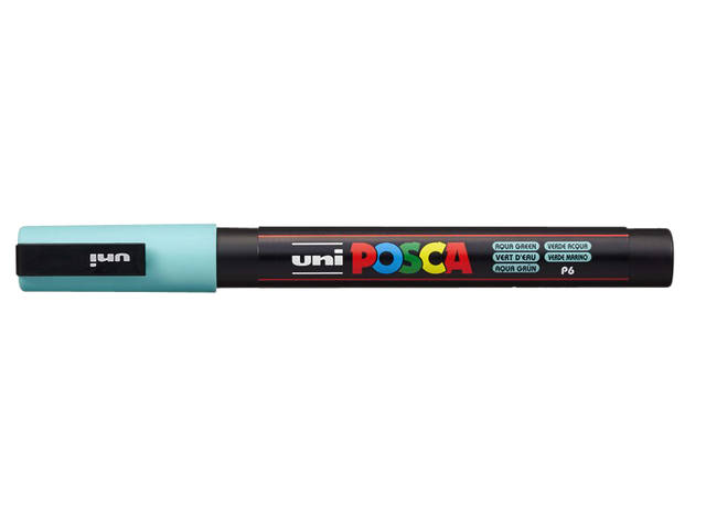 Posca acrylmarker - PC-3M 0.9-1.3mm - 6 aquagroen
