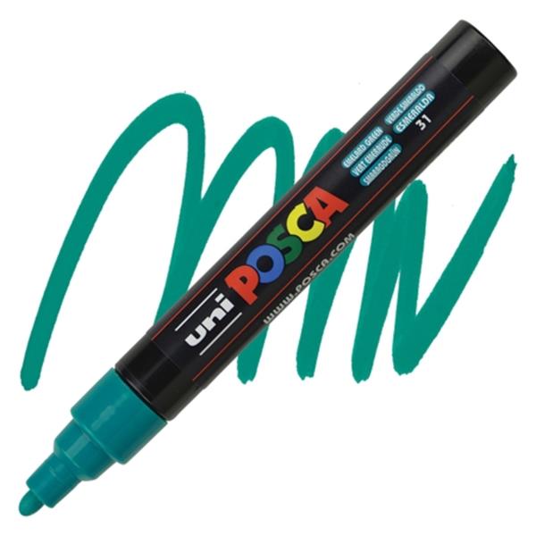 Posca acrylmarker - PC-5M 1.8-2.5mm - 31 smaragdgroen