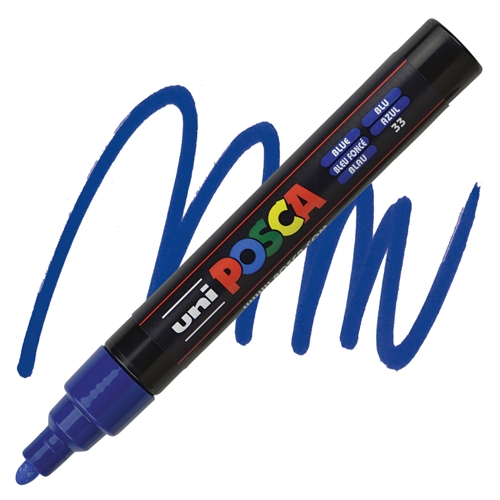 Posca acrylmarker - PC-5M 1.8-2.5mm – 33 donkerblauw