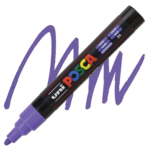 Posca acrylmarker - PC-5M 1.8-2.5mm - 34 lila