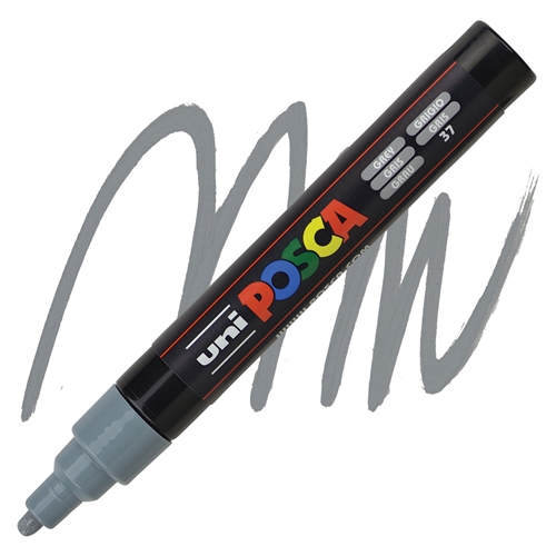 Posca acrylmarker - PC-5M 1.8-2.5mm - 37 grijs