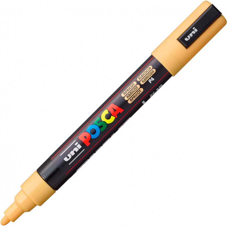 Posca acrylmarker - PC-5M 1.8-2.5mm – 4 abrikoos