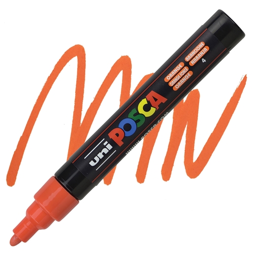 Posca acrylmarker - PC-5M 1.8-2.5mm - 4 donkeroranje