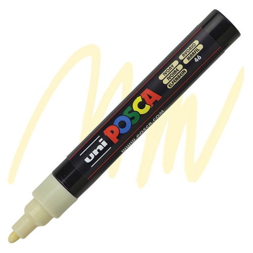 Posca acrylmarker - PC-5M 1.8-2.5mm - 46 ivoor