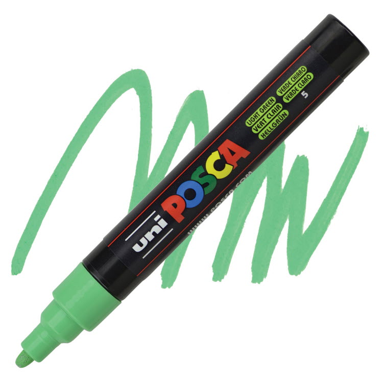 Posca acrylmarker - PC-5M 1.8-2.5mm - 5 licht groen