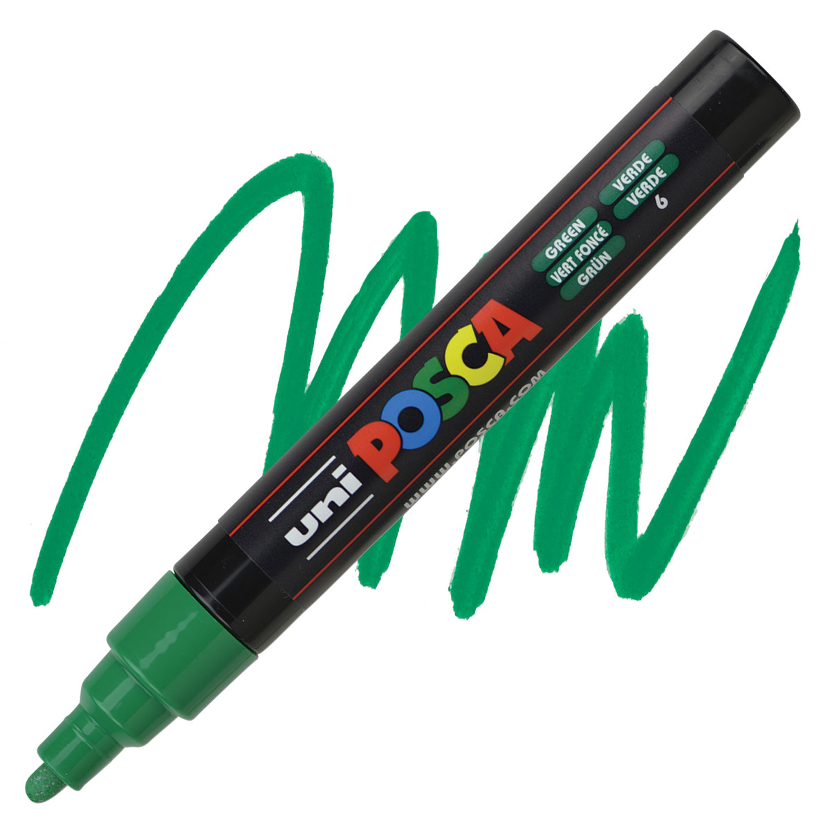 Posca acrylmarker - PC-5M 1.8-2.5mm - 6 groen