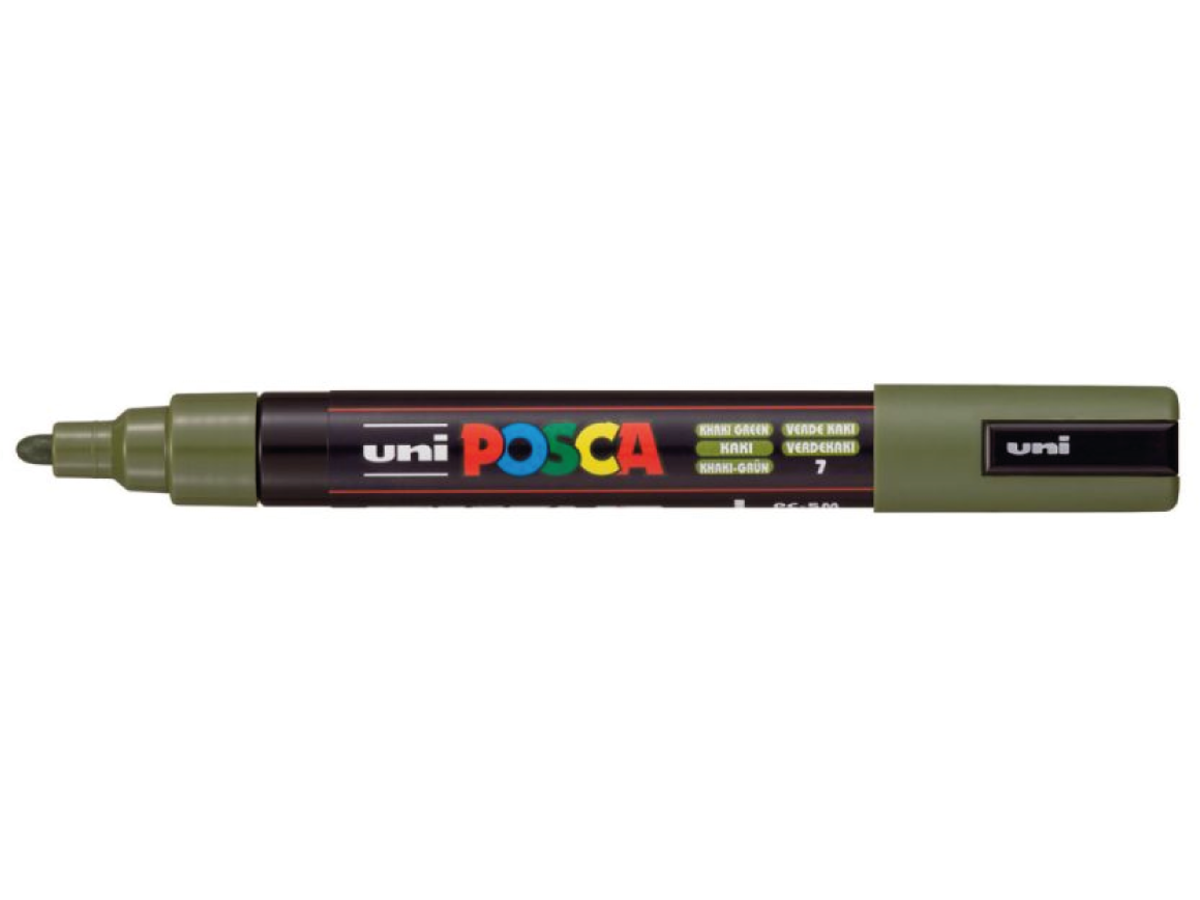 Posca acrylmarker - PC-5M 1.8-2.5mm – 7 kaki