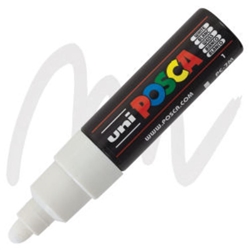 Posca acrylmarker - PC-7M 4.5-5.5mm - 1 wit