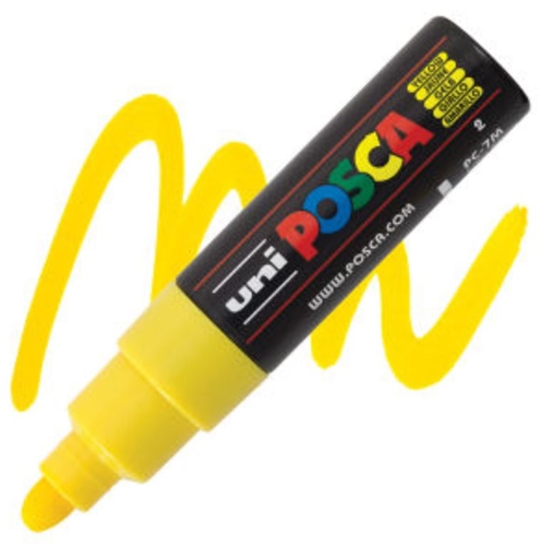 Posca acrylmarker - PC-7M 4.5-5.5mm - 2 geel