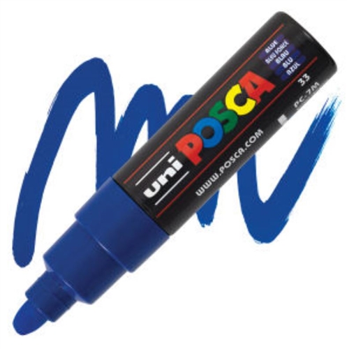 Posca acrylmarker - PC-7M 4.5-5.5mm - 33 donkerblauw