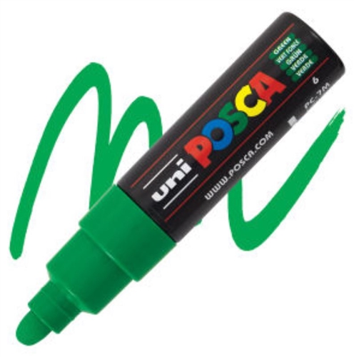Posca acrylmarker - PC-7M 4.5-5.5mm - 6 donker groen