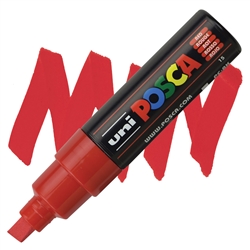 Posca acrylmarker - PC-8K 8mm - 15 rood