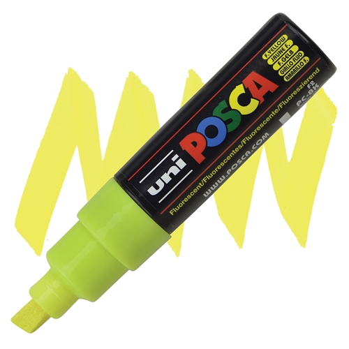Posca acrylmarker - PC-8K 8mm - 2 fluo yellow