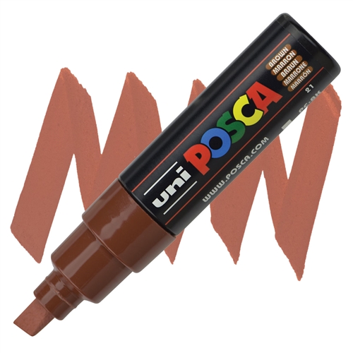 Posca acrylmarker - PC-8K 8mm - 21 kastanjebruin