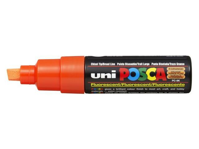 Posca acrylmarker - PC-8K 8mm - 4 fluo oranje