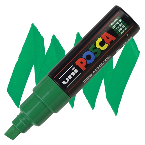 Posca acrylmarker - PC-8K 8mm - 6 groen