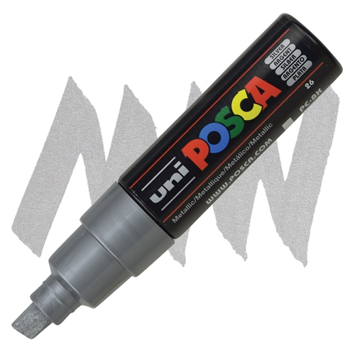 Posca acrylmarker - PC-8K 8mm – 6 metallic groen