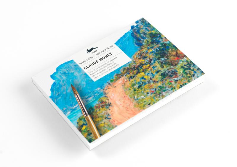 Postcard colouring book - Claude Monet - Pepin
