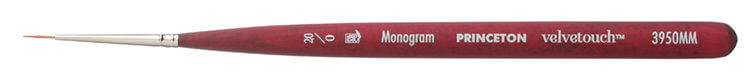 Princeton Velvetouch monogram liner - serie 3950MM-20/0