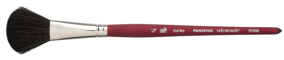 Princeton Velvetouch oval mop ynthetisch - serie 3950OM-050