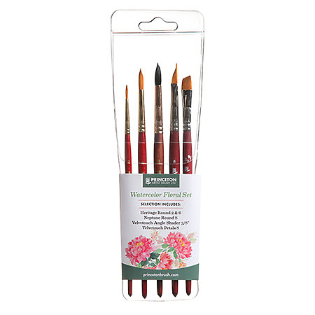 Princeton watercolour floral set