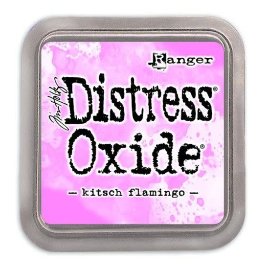Ranger distress oxide stempelkussen - kitsch flamingo