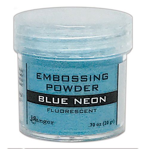 Ranger embossing powder 17gr - neon blauw