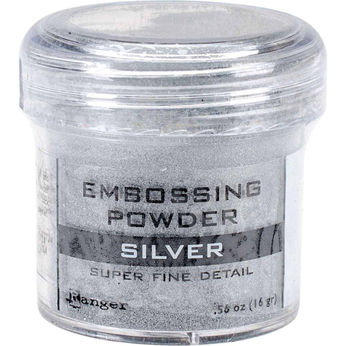 Ranger embossing powder 17gr - silver super fine detail