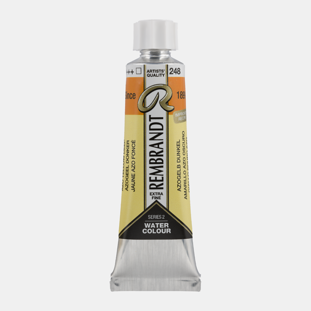 Rembrandt aquarelverf 10ml S2 - 248 azogeel donker